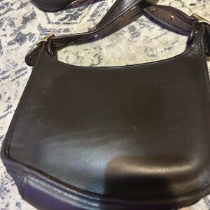 Vintage Coach Brown Leather Bag